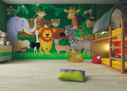 Tenture murale avec des animaux : la bonne idée pour décorer la chambre d’un enfant