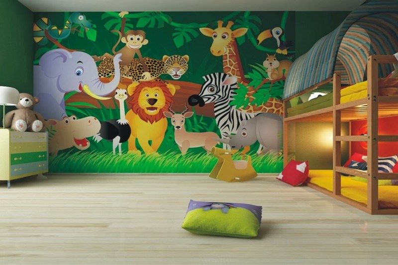 Tenture murale avec des animaux : la bonne idée pour décorer la chambre d’un enfant